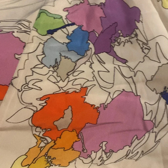 Tibi Arielle Tie Neck 100% Silk Dress Sz XS Puff Sleeve - Picture 9 of 10